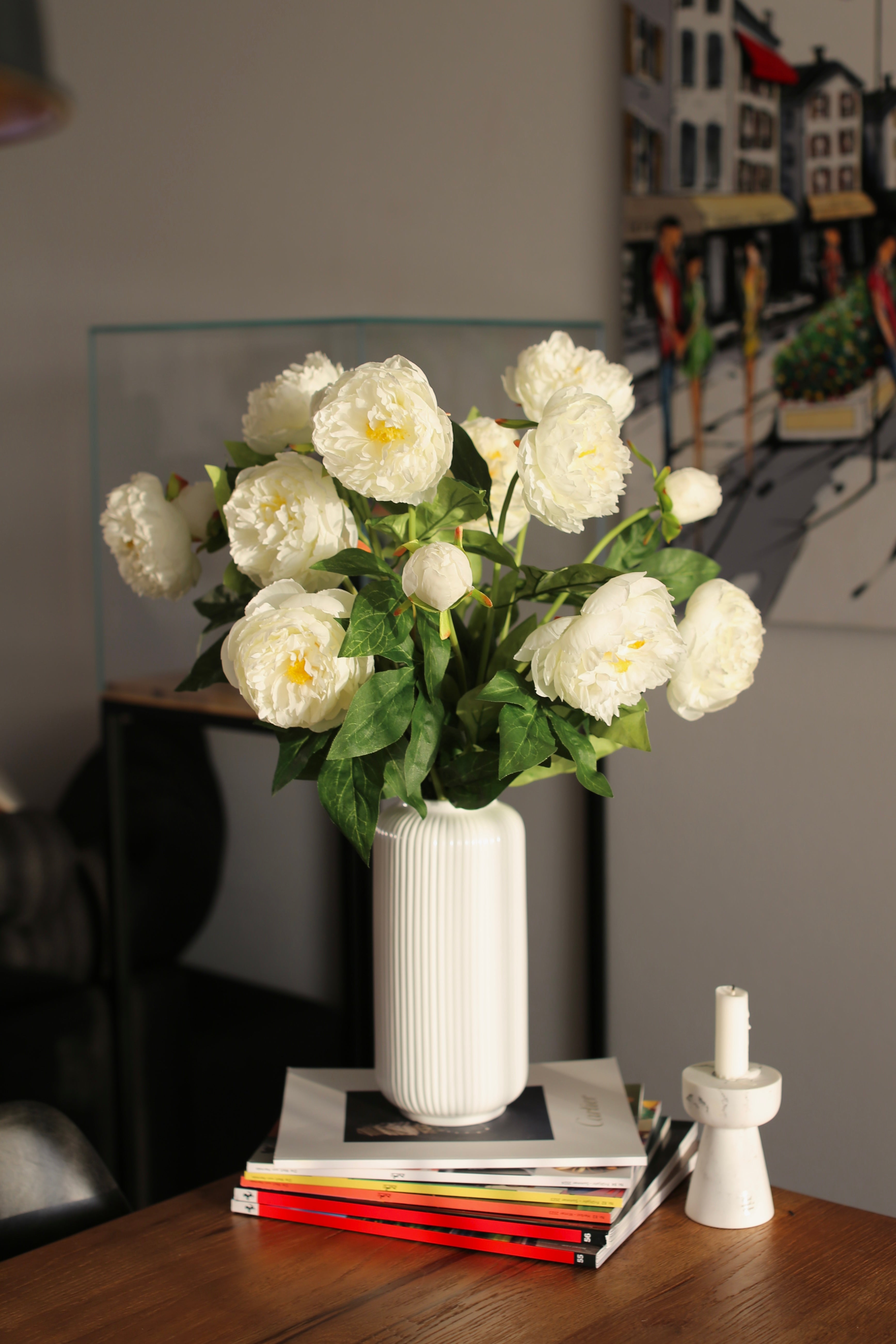 White Peony Bouquet