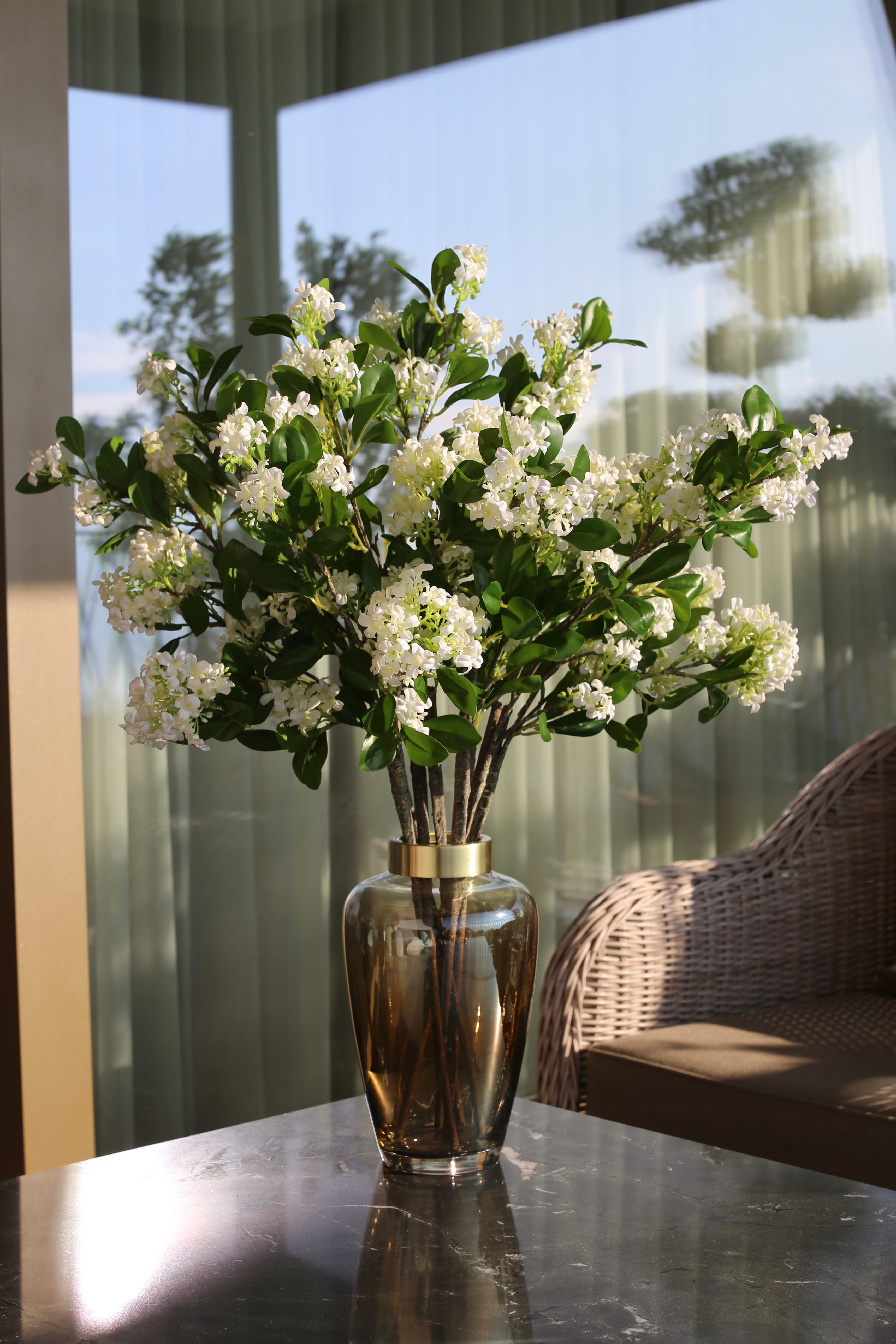 White Lilac Bouquet Deluxe