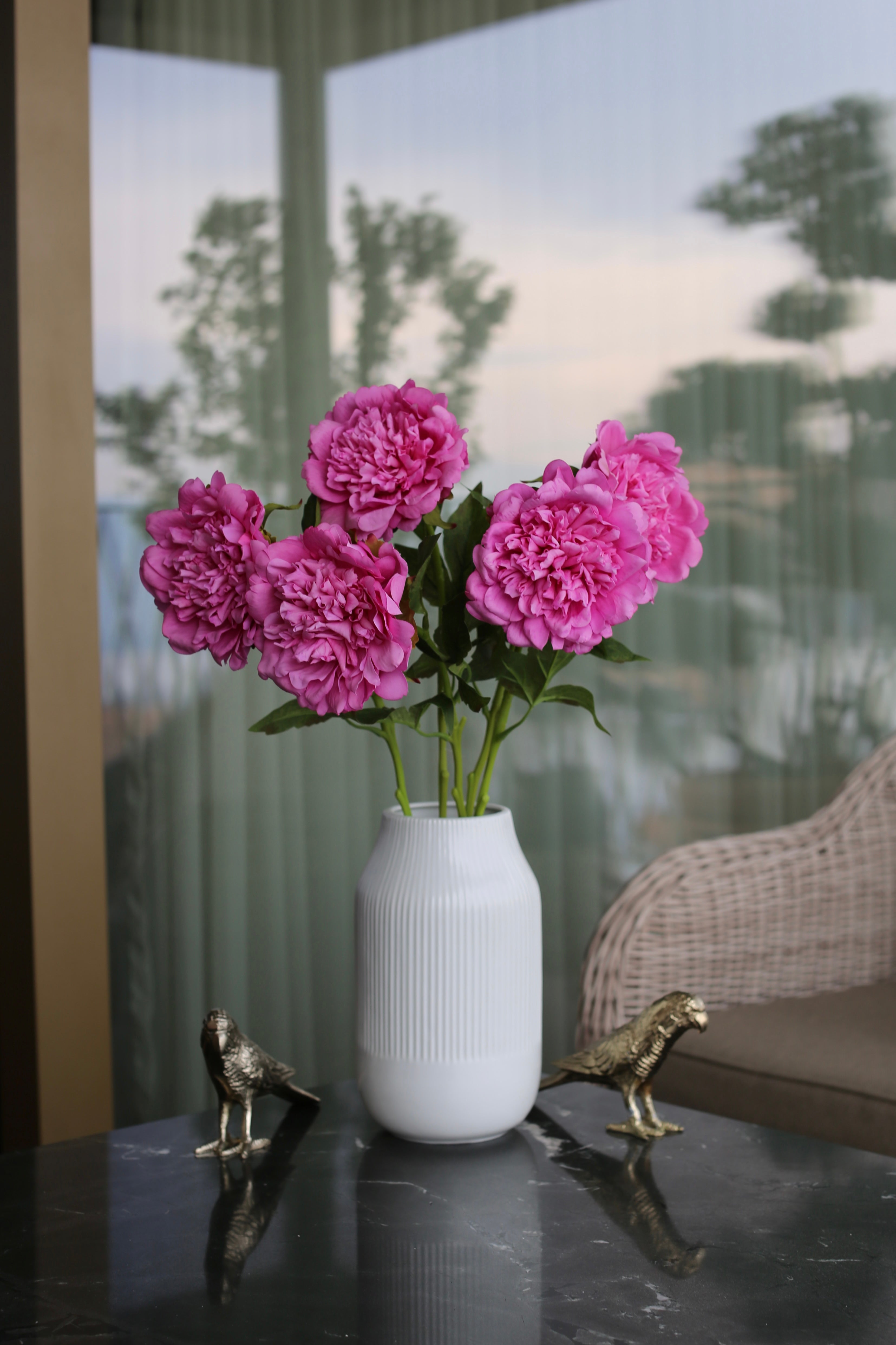 Premium Peony Bouquet Magenta
