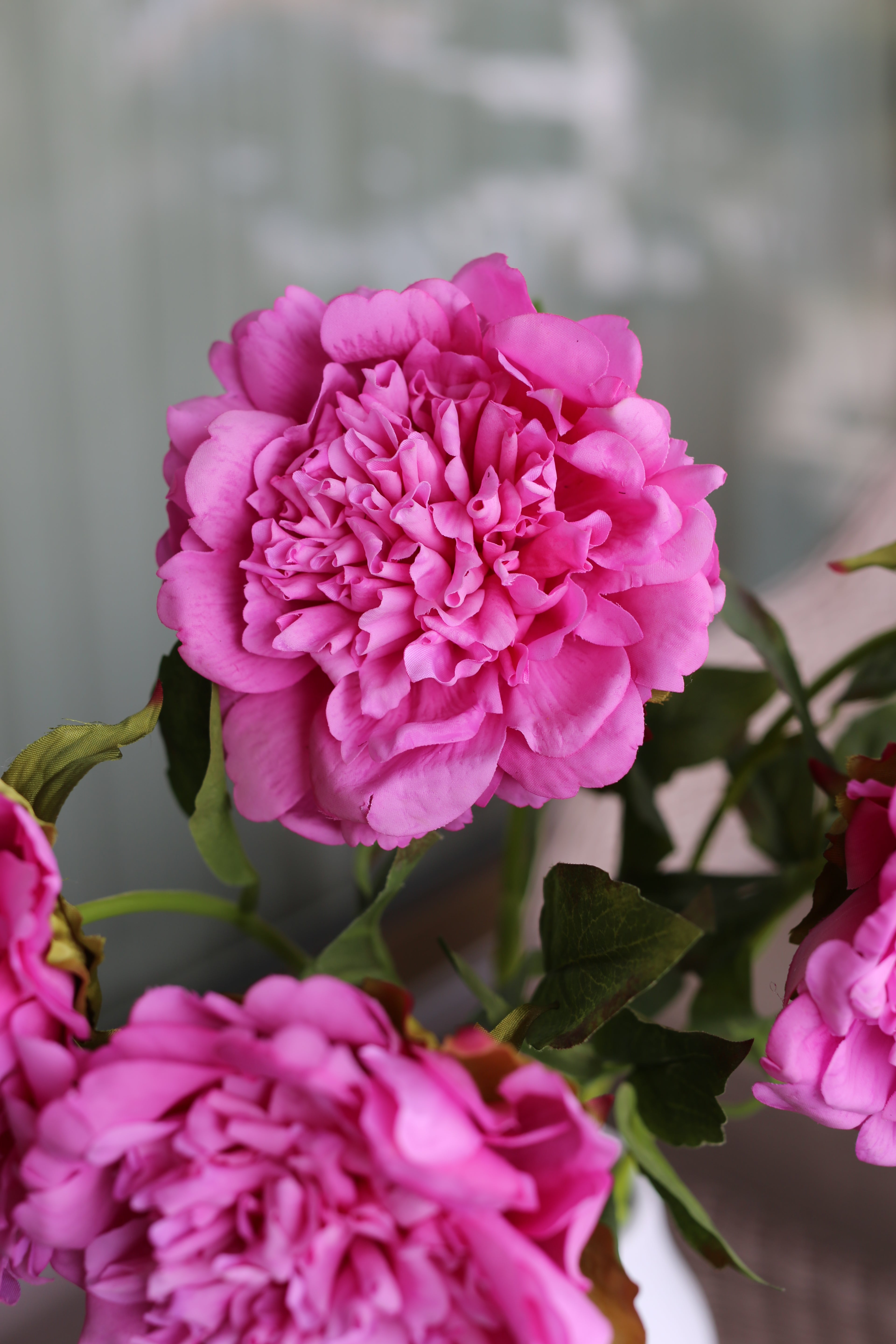 Premium Peony Bouquet Magenta
