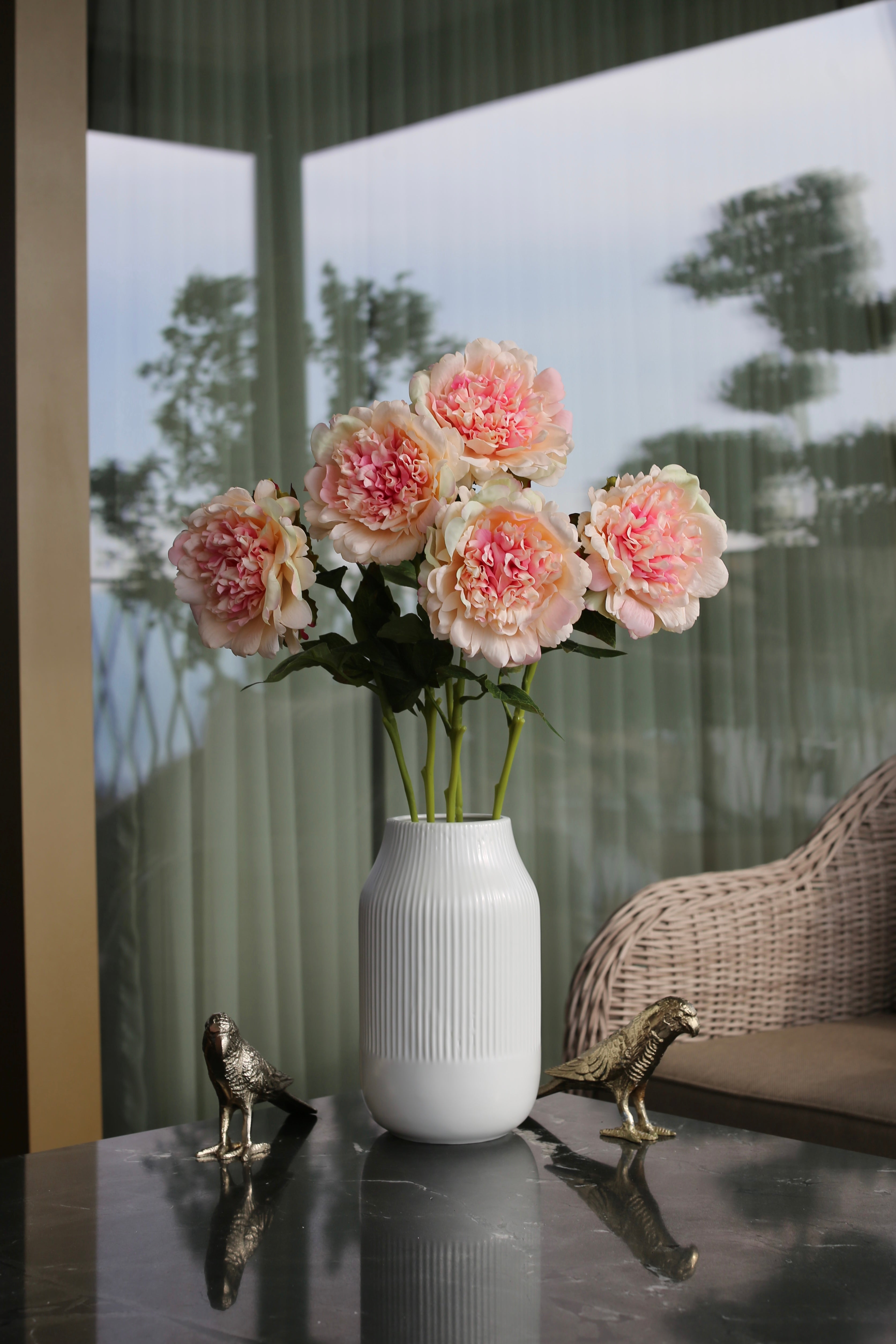 Premium Peony Bouquet Peach