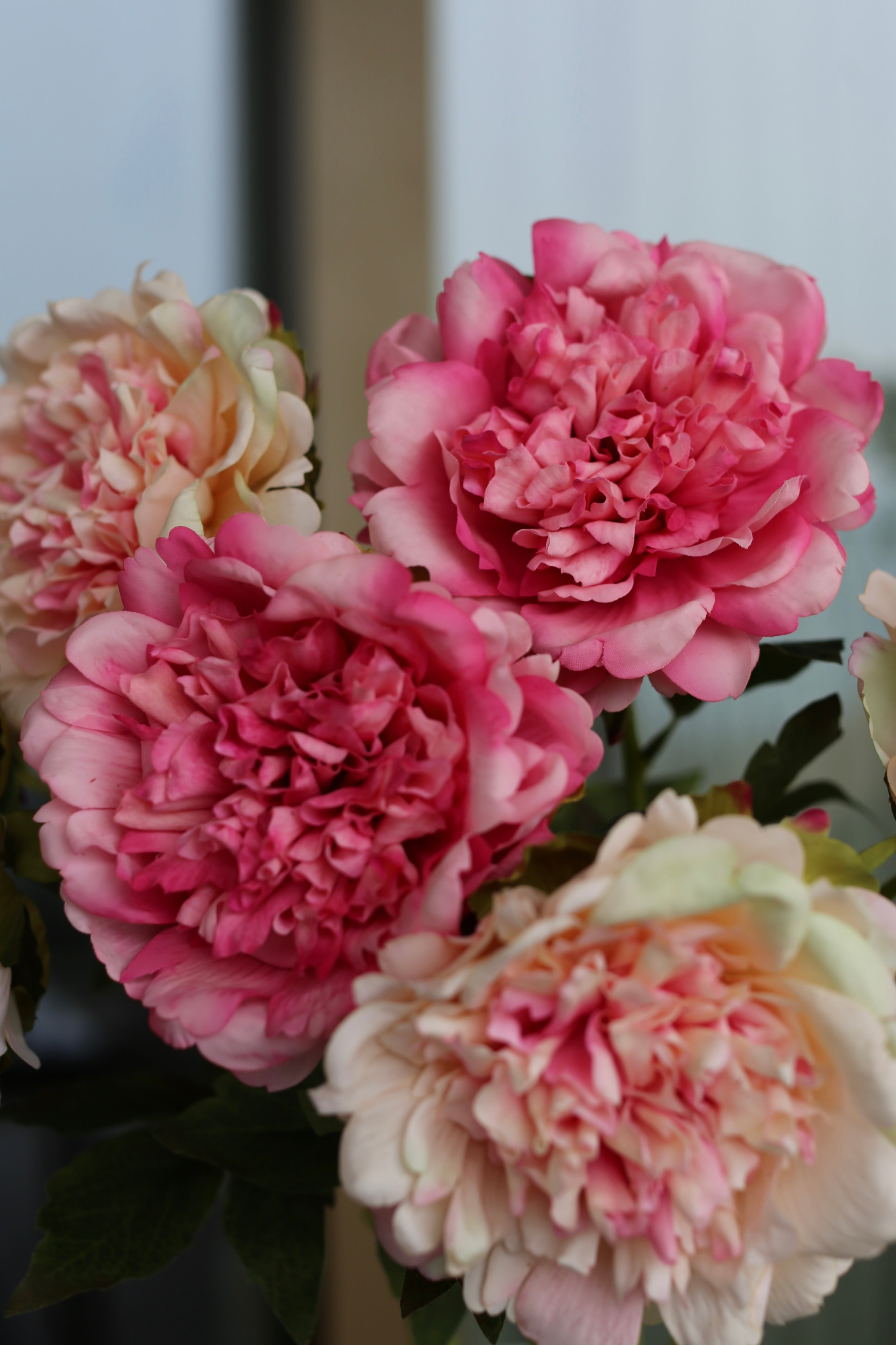 Premium Peony Bouquet Peach & Pink