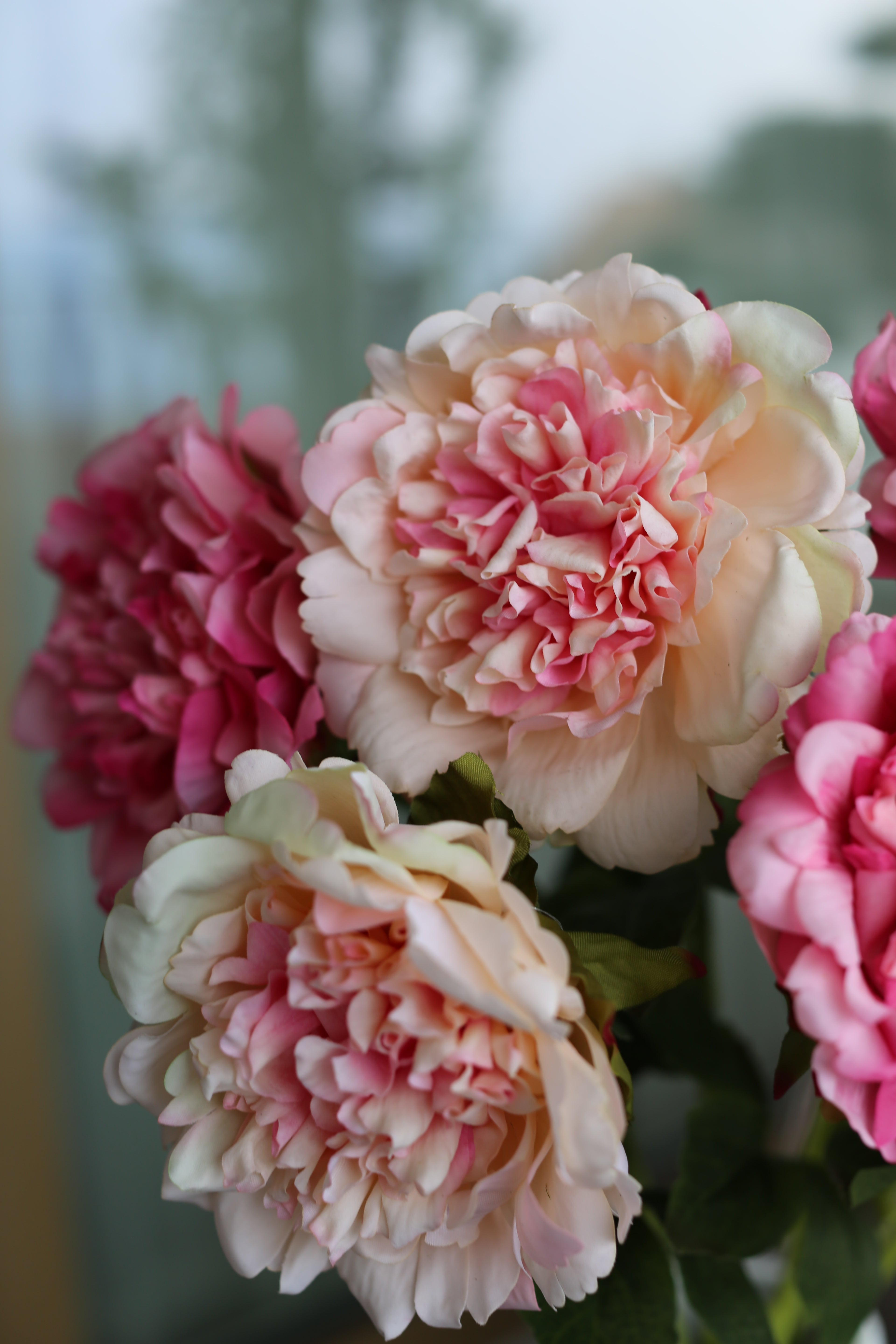 Premium Peony Bouquet Peach & Pink