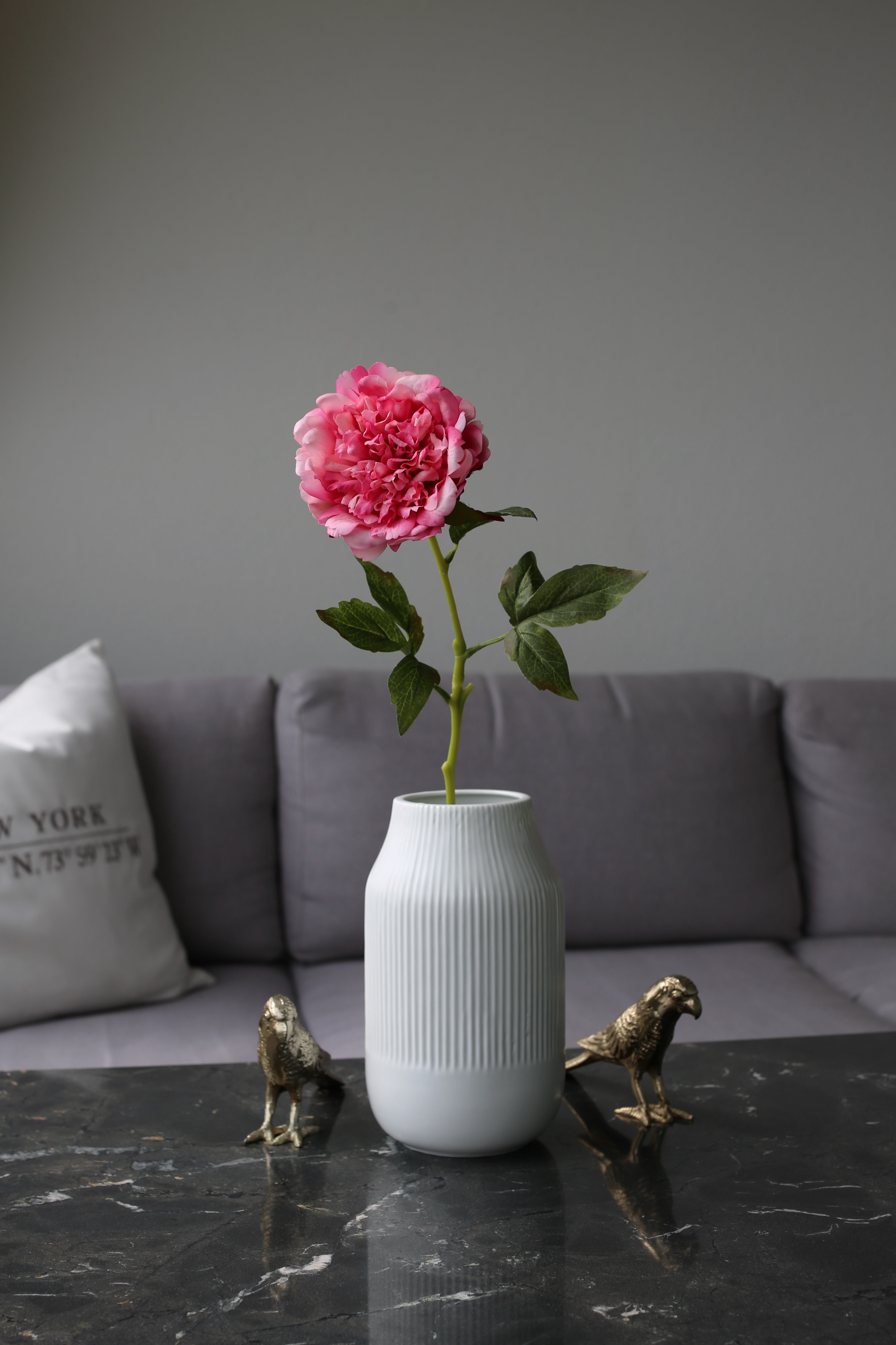 Pink Peony – Premium Real Touch Stem