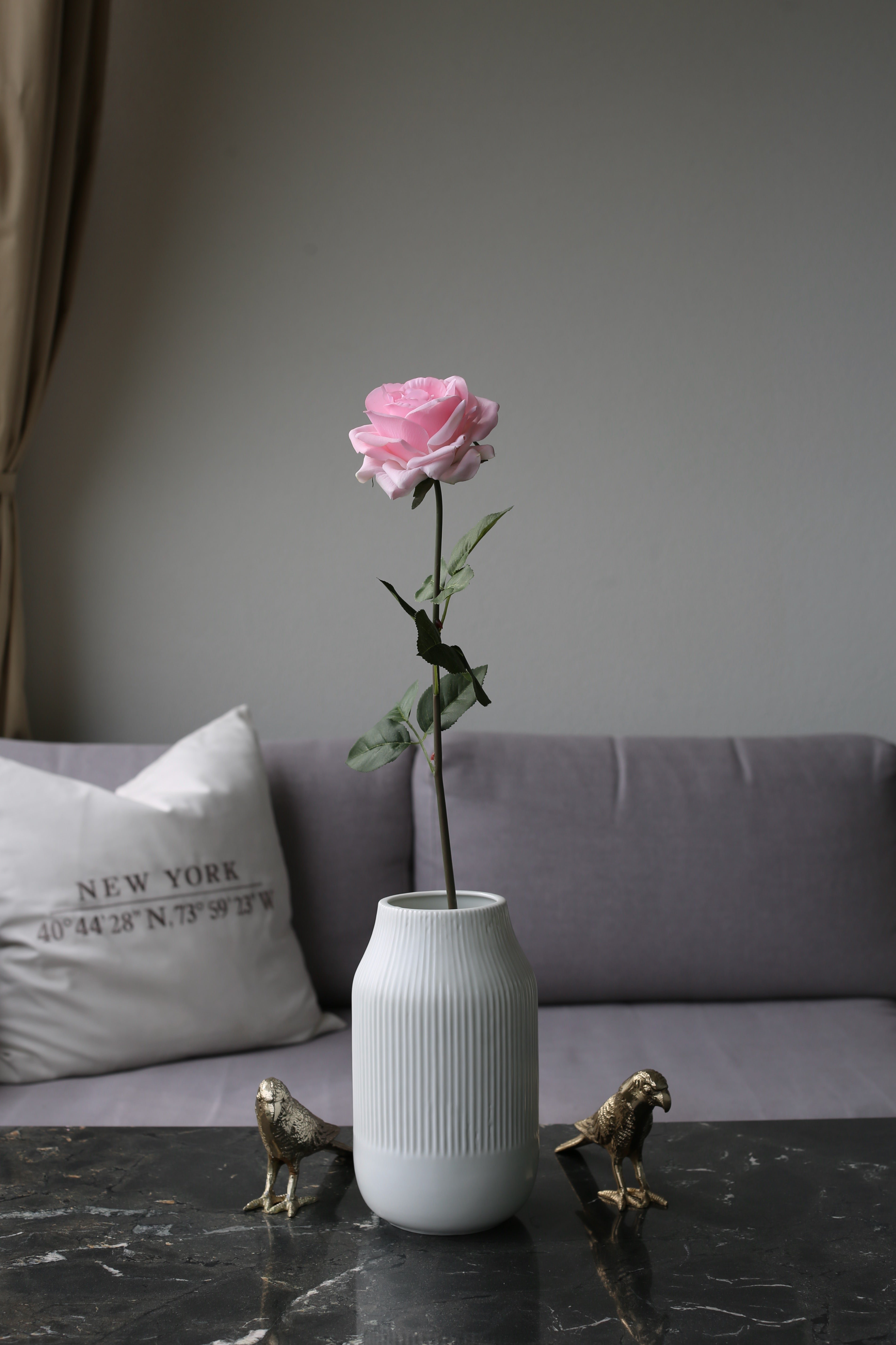 Pink Rose – Premium Real Touch Stem