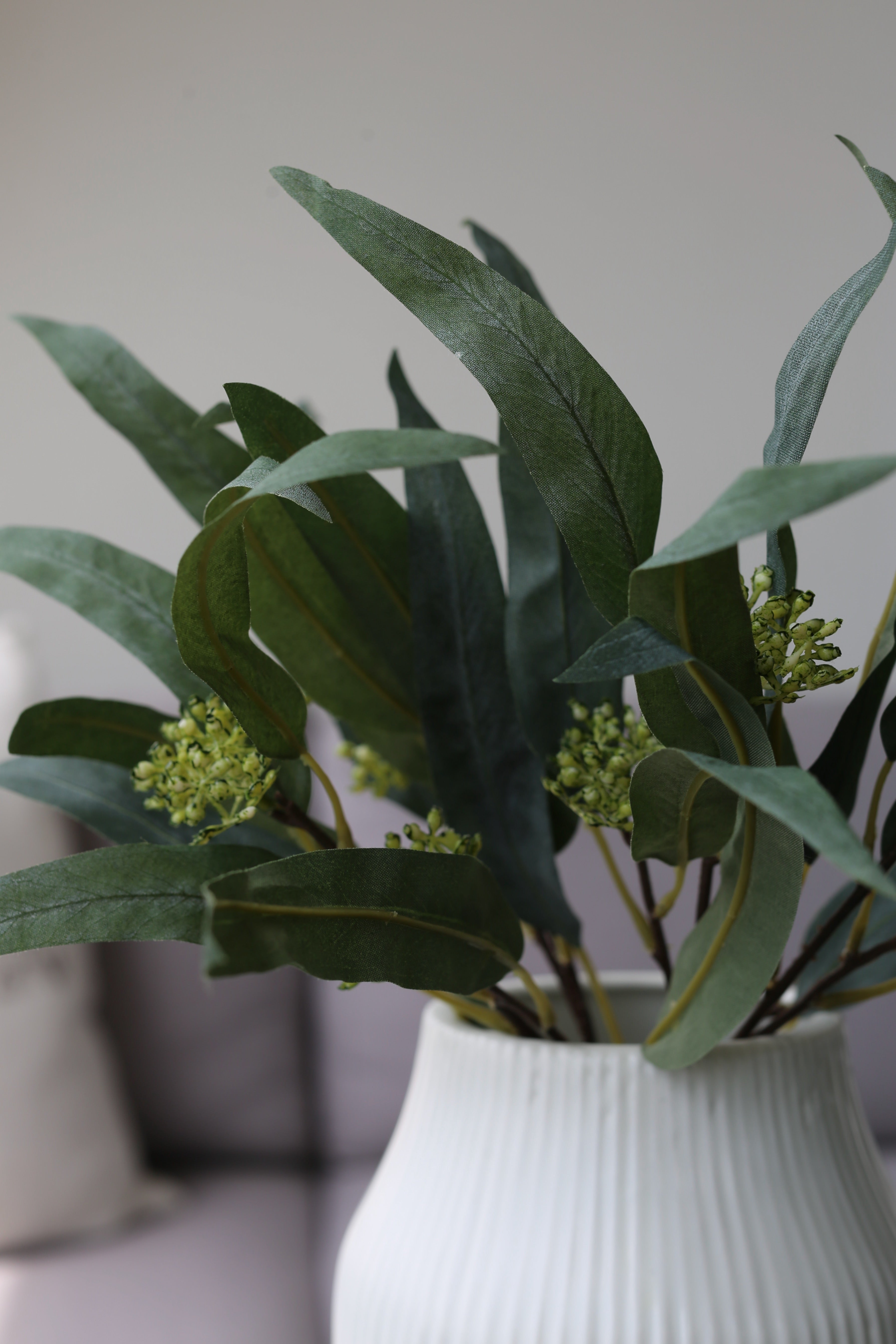 Seeded Willow Eucalyptus – Premium Real Touch Foliage