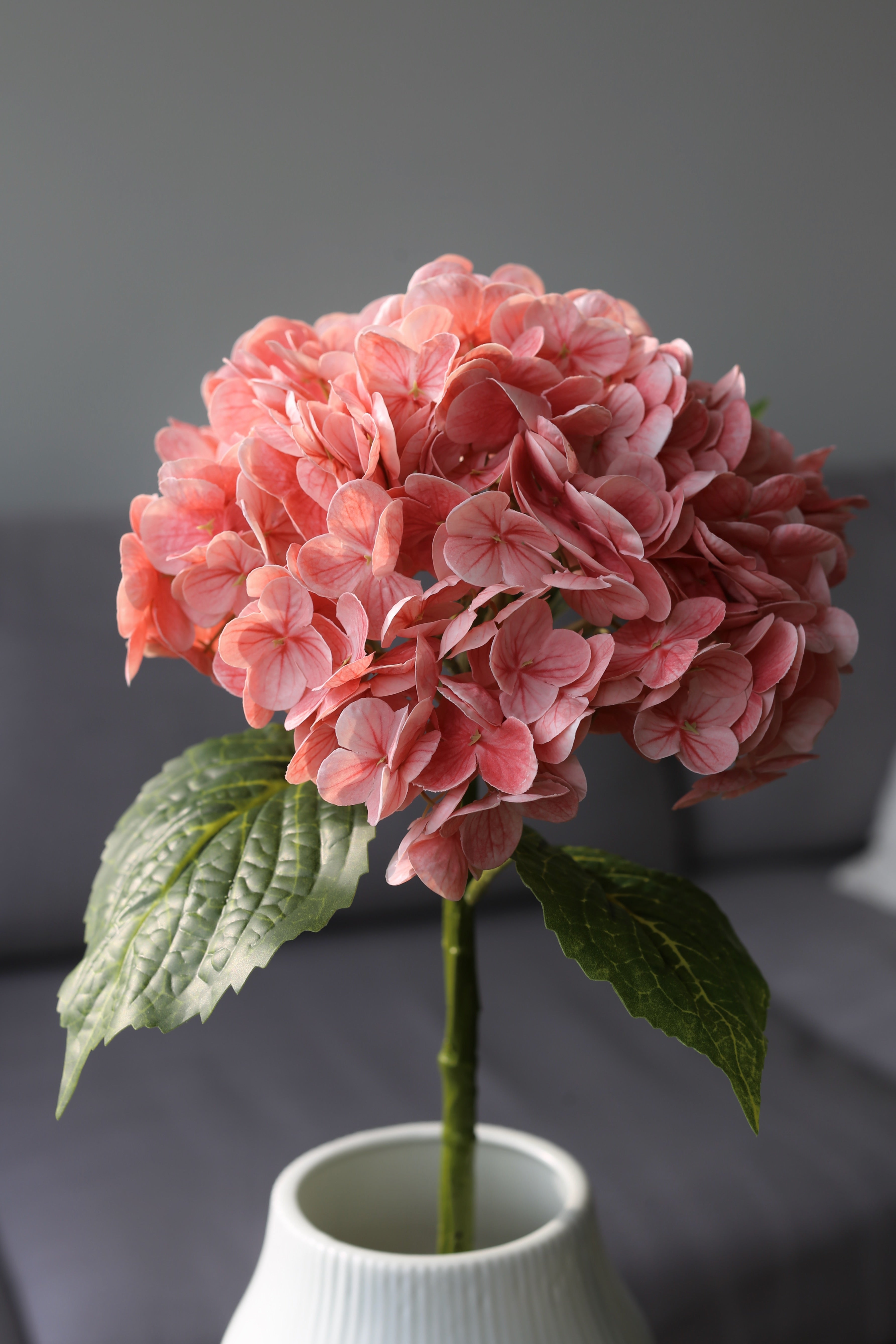 Light Pink Hydrangea – Premium Real Touch Stem