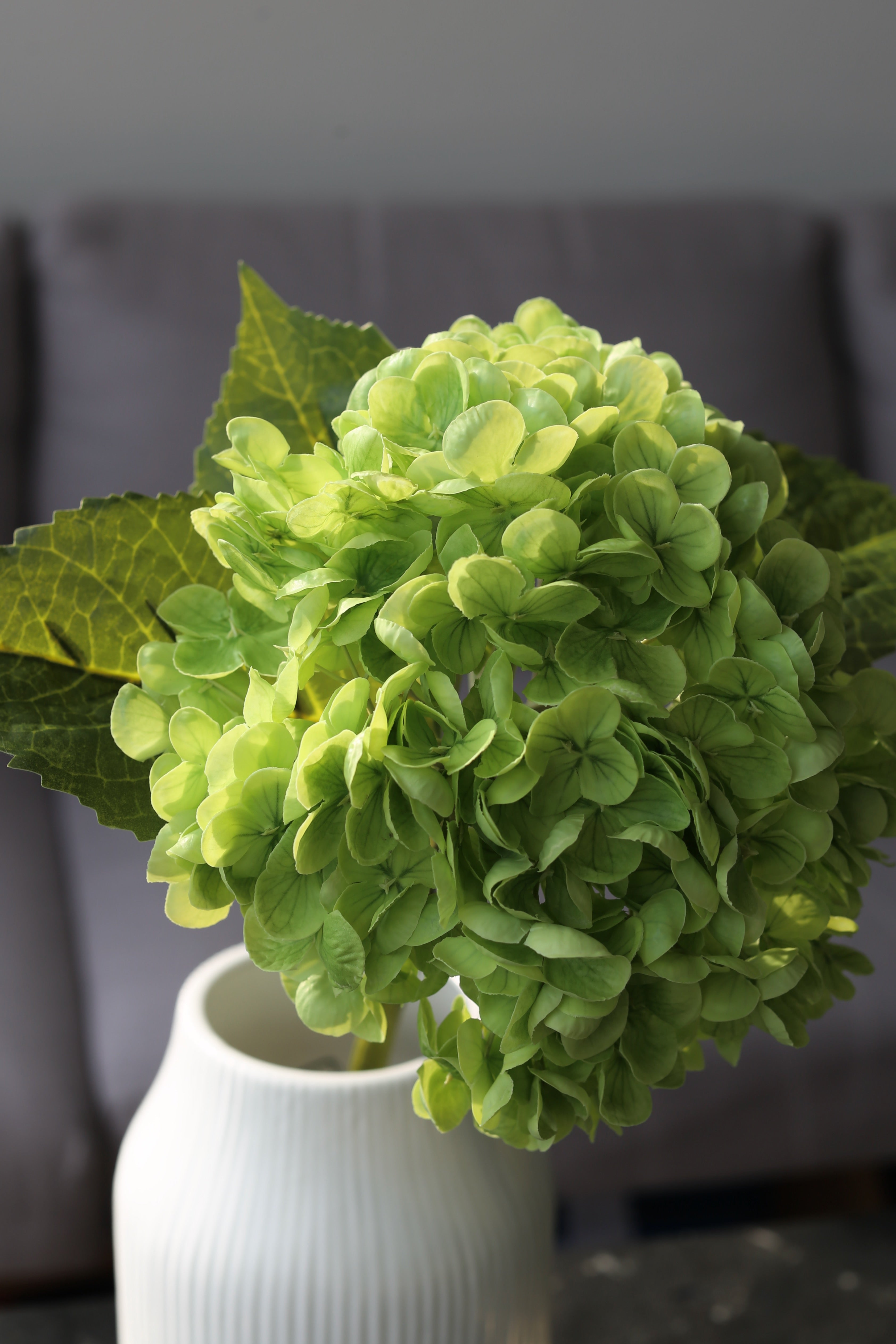 Green Hydrangea – Premium Real Touch Stem